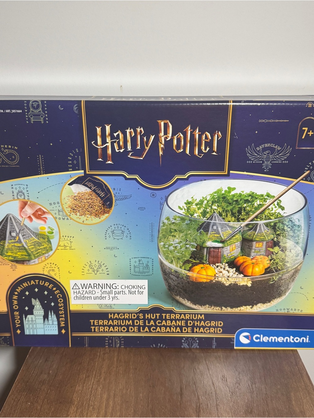 Hagrid's Hut Terrarium Wizarding World Harry Potter Clementoni 19248